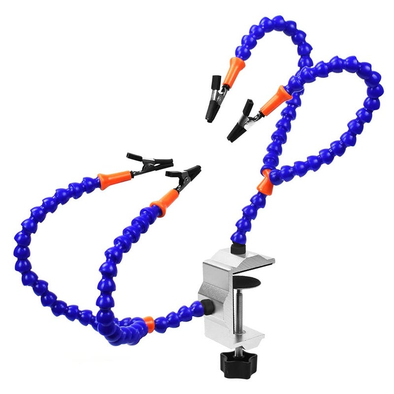 NEWACALOX Helping Hands Soldering Clamp Aid,No Hands Soldering Wire Clip Holder â€“ Great for In Field Soldering,Wire Welding Clamps for Automobile Maintenance (N-Y4BE-SY9) - Image 1
